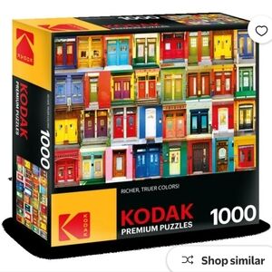 Kodak Red and Blue Puzzle 1000 Piece Game